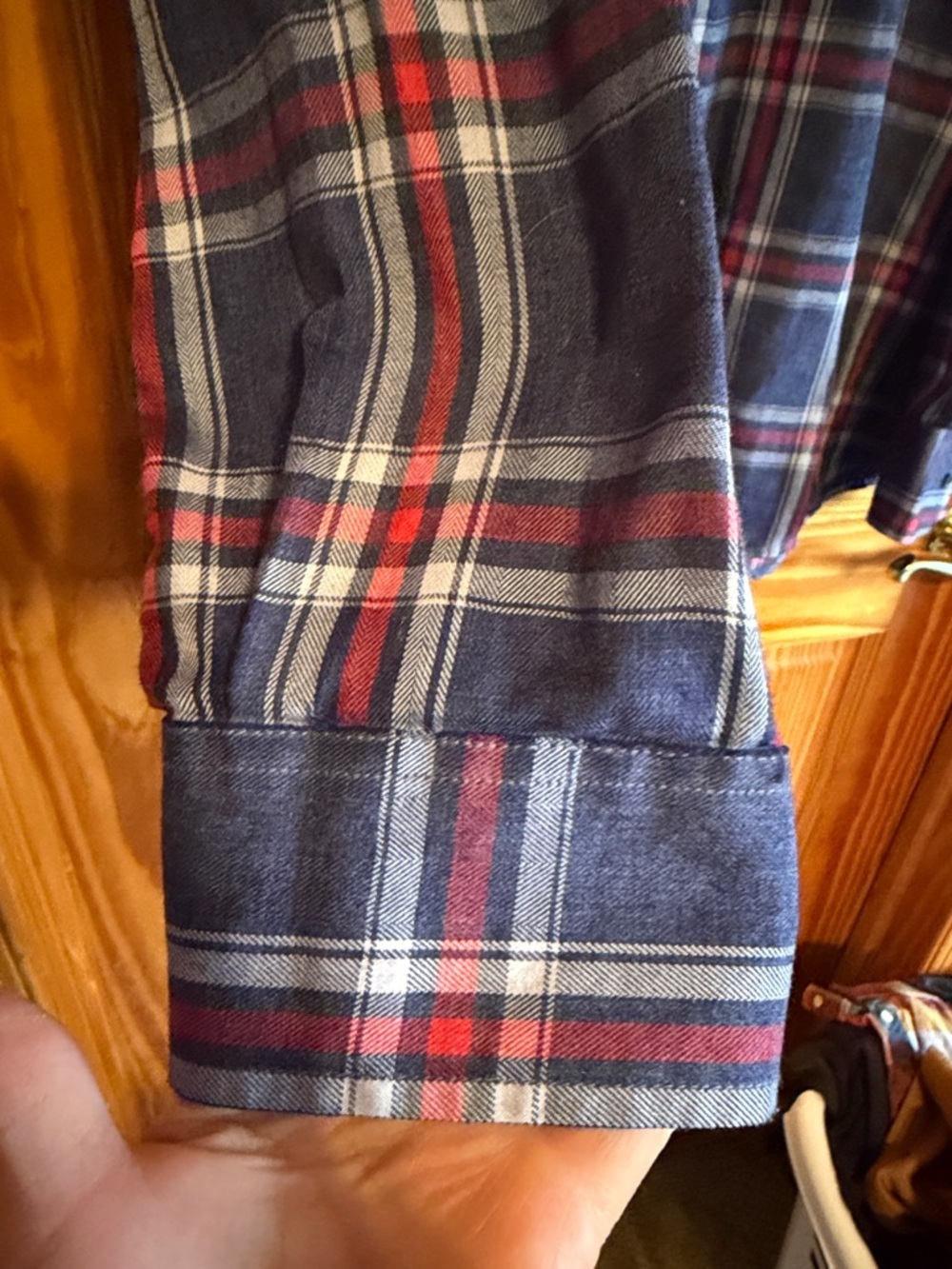 Flag & Anthem XXL Blue, Red and White Plaid Shirt - Picture 5 of 8